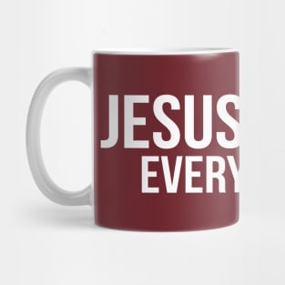 Jesus Is My Everything Cool Motivational Christian Mug